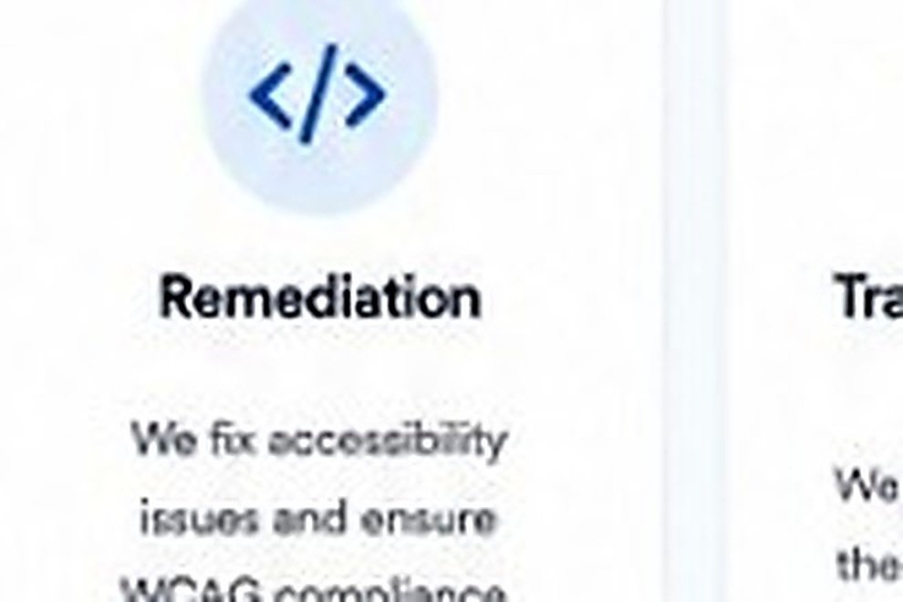 Accessibility example on desktop and mobile